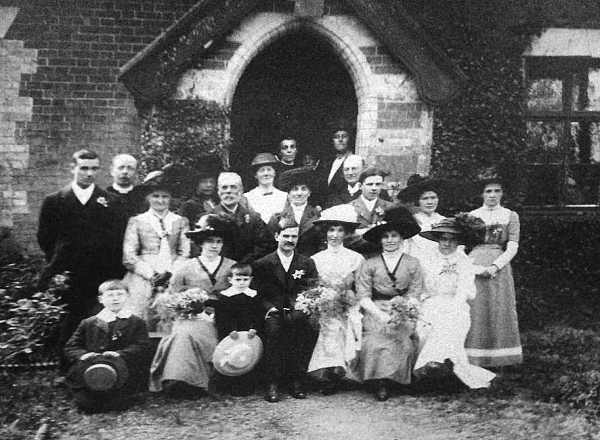 Garnham - Hall wedding, 1913